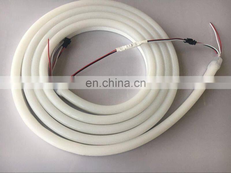 WS2812B WS2811 5V 12V 24V digital Smart RGB color changing 5cm cuttable addressable led neon rope light
