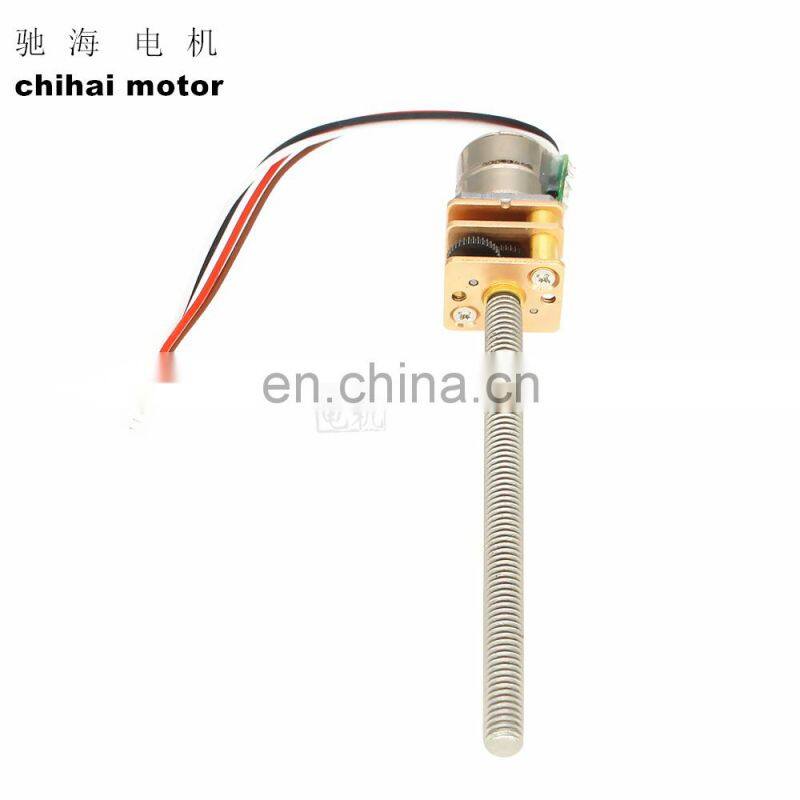 ChiHai Motor CHS-GM12-10BY-55M4 2 phase 4 wire Stepper Gear Motor 39 Ohm DC 5.0V 12.0V Long Thread Reduction Motor