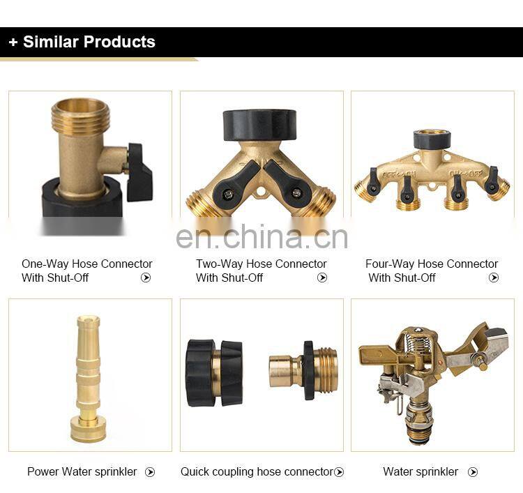 Agricultural garden pressure brass sprayer hose nozzle