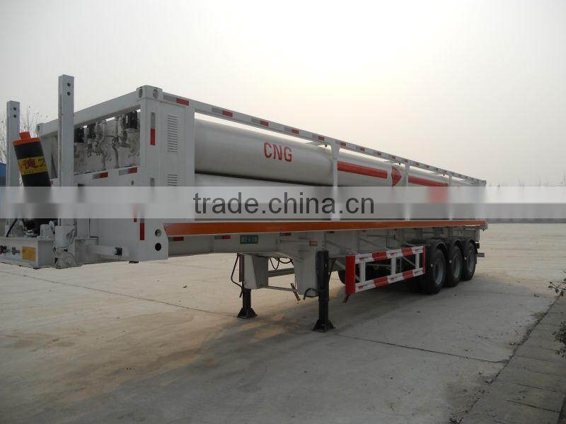 YK high safety factor CNG 8 tubes cng trailer truck