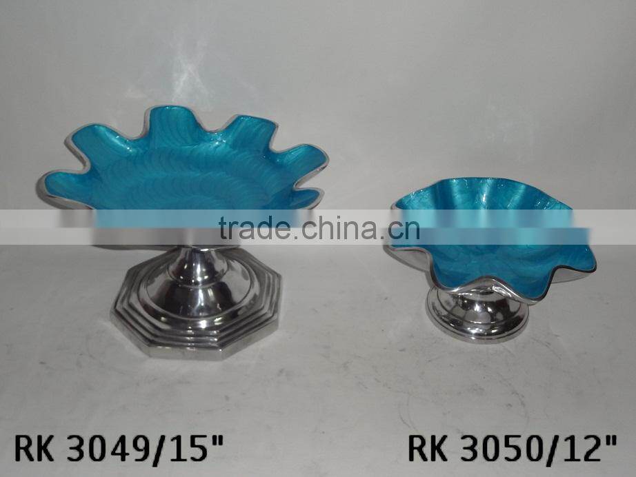 Aluminum Dry Fruit Bowl With Anamel Finish