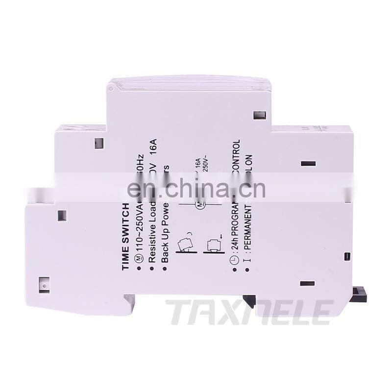 DIN Rail SUL180 Time Switch Mechanical Timer Switch 24 Hours Programmable Timer 16A Time Switch