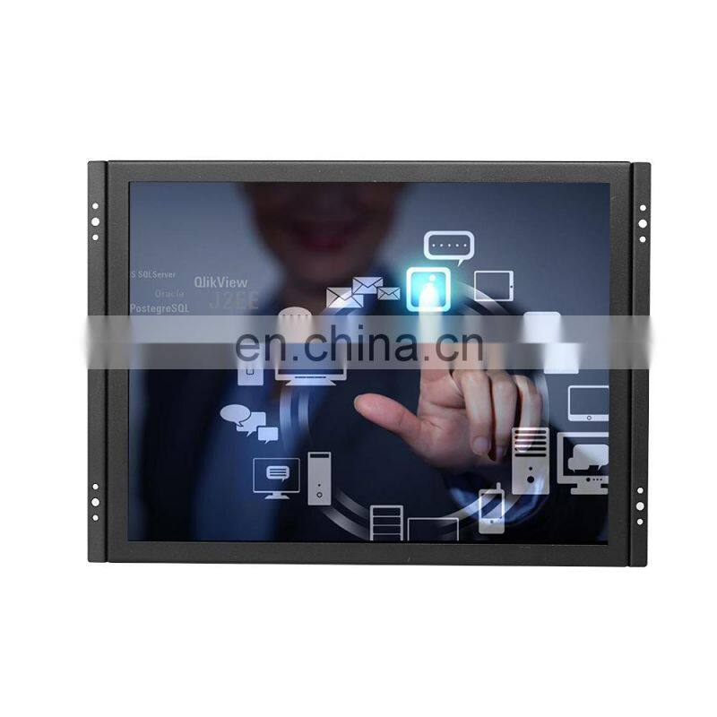 Embedded 12inch Metal case Monitor Open frame 10 point Capacitive Touch Monitor