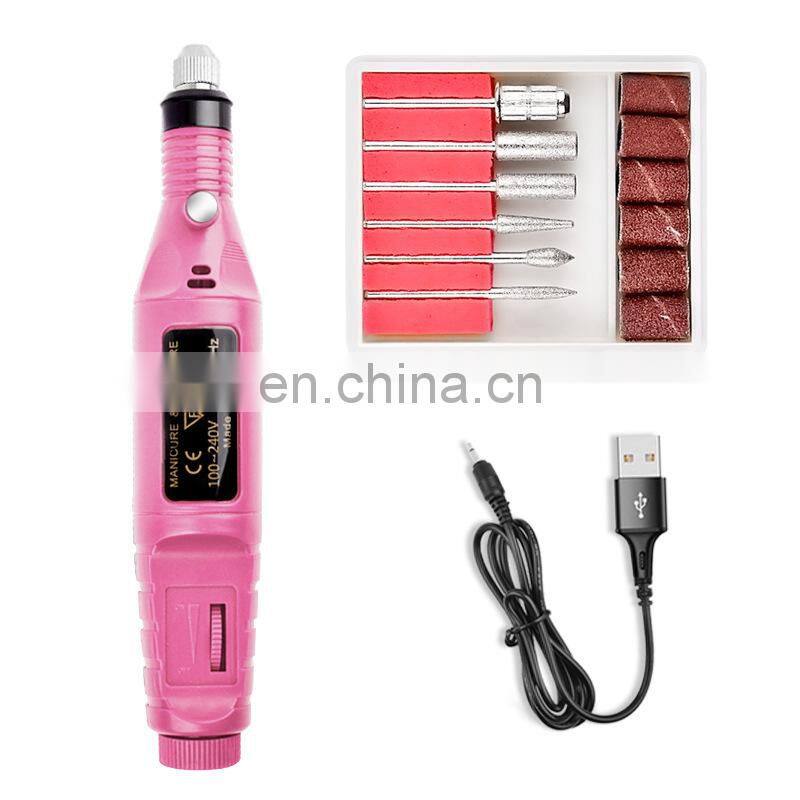 Hot Sell Japan Korea 0-20000RPM Portable 25000RPM Manicure Electric Nail Drill Machine Nail File Machine