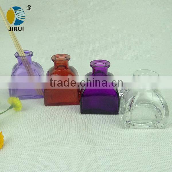 100ml pagoda color sprayed diffuser glass bottles and packaging