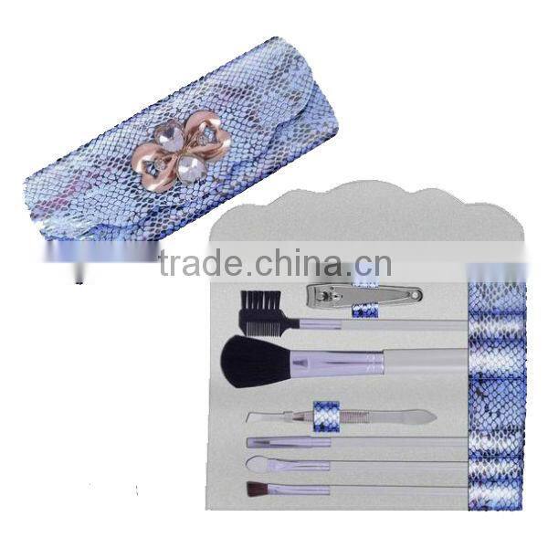 Cosmetic gift lady bag design manicure brush set