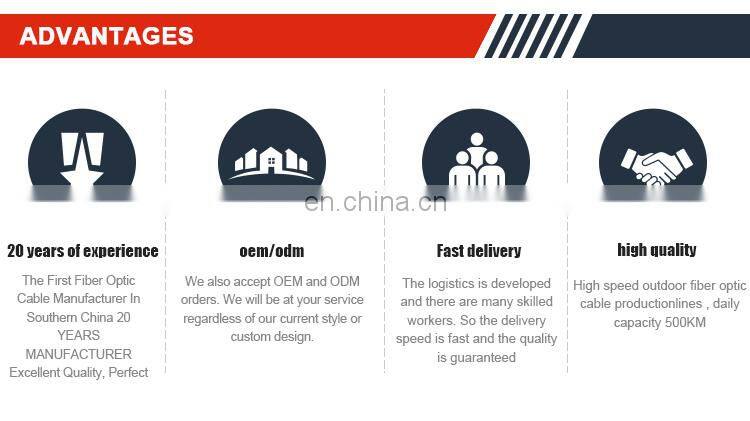 Optico Fibra ASU / AS 12fo Drop Compacto 1fo Single mode Outdoor fiber optic cable