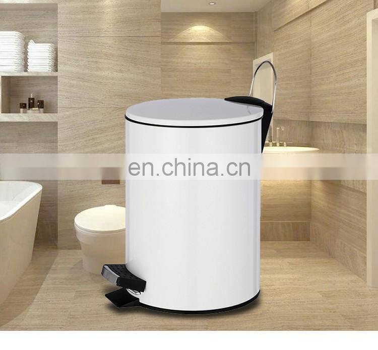 Dustbins for home making dustbin waste material with PP plastic inner bin stainless steel waste bin types of dustbin bathroom