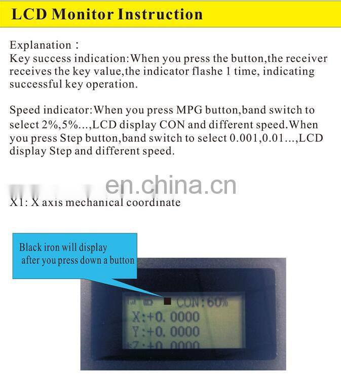 New Generation Mach3 4 Axis Wireless CNC Pendant Handwheel from XHC Factory