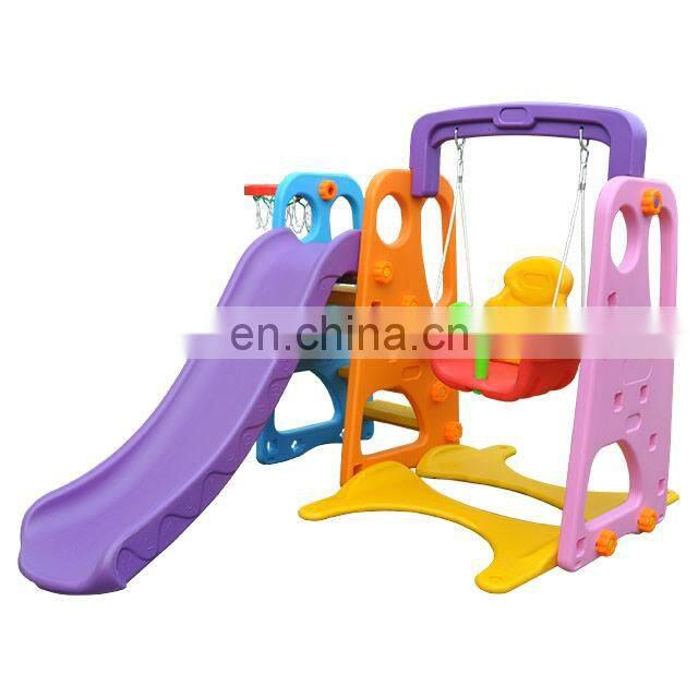 Hotsale Kids Outdoor Playground Plastic Slide Children Plastic Indoor Slide and Swing Set for Baby