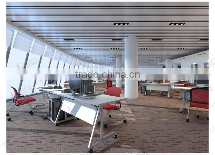 Aluminium alloy leg wooden folding conference table HD13B
