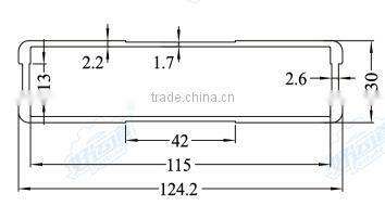 05425 Truck body channel floor / Refrigerated truck body flooring / Aluminum truck floor
