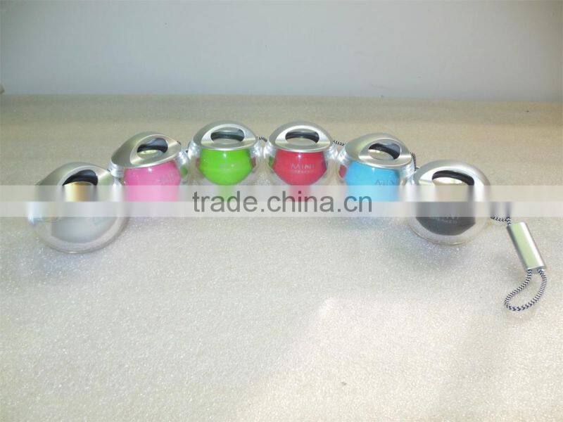 Portable active wireless flash led light mini speaker 2015 mobile phone accessories