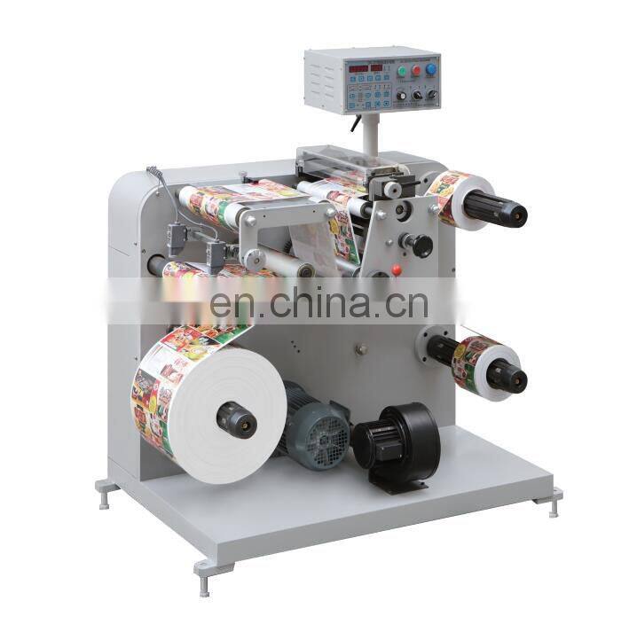 UTS320 Narrow web Automatic Adhesive Sticker Slitter rewinder