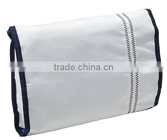 white durable hanging toiletry travel bag