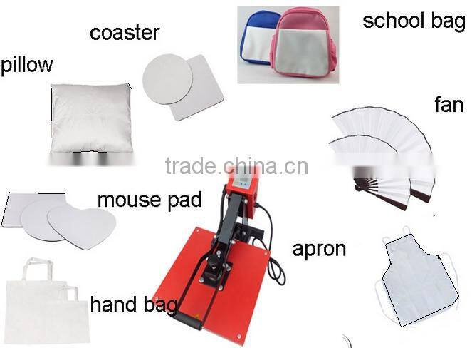 CE approved red color t-shirt printing machine LM-R02