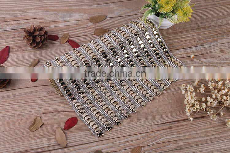 Gold Rhinestone Blanket For Shoes Clothing Rhinestone Stickers