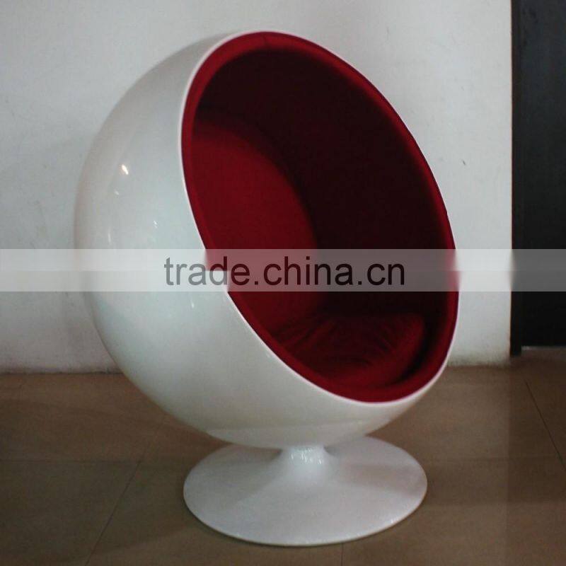 Master home furniture famous designer fiberglass Ball Chair replica