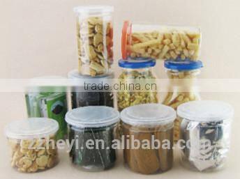 510ml easy open can with easy open aluminum cap and plastic lid