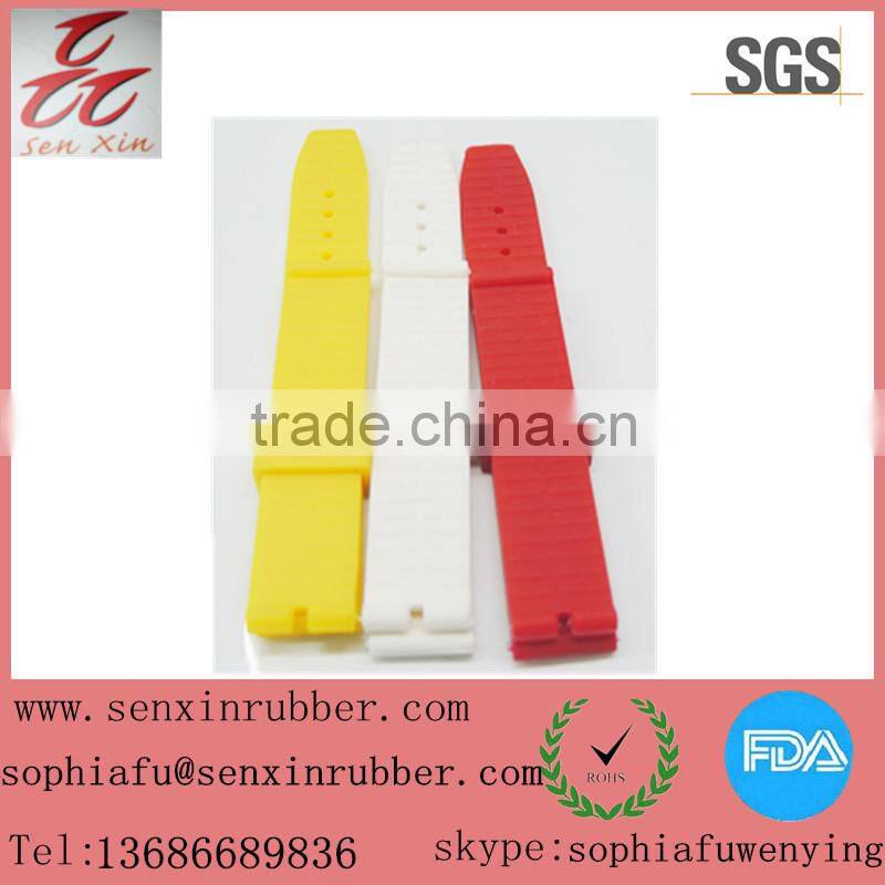 silicone rubber watch band