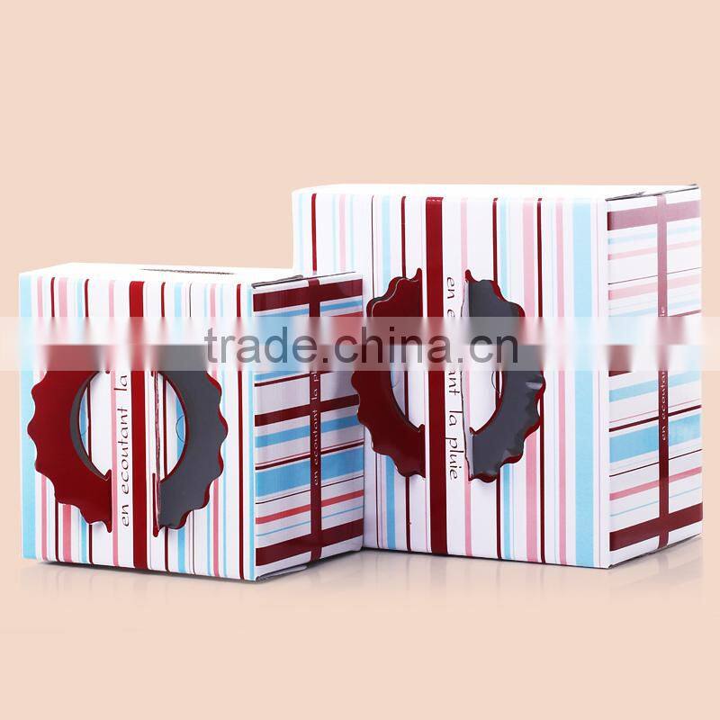 paper moon cake box with handle