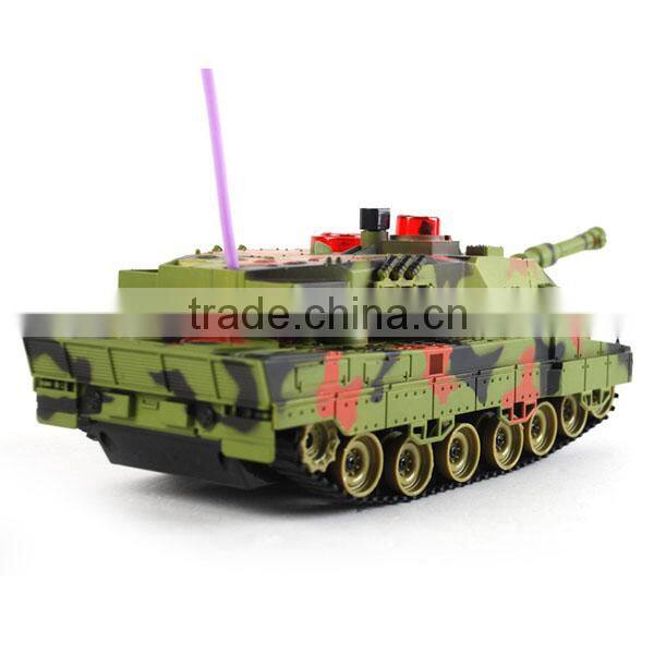 6 Channel RC Tank, with flashing light, 2 tanks fighting, rc toys