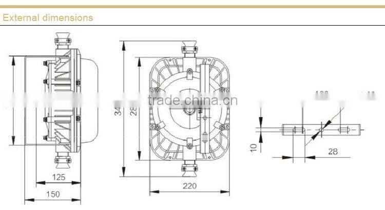 Maintence free energy saving explosion proof light