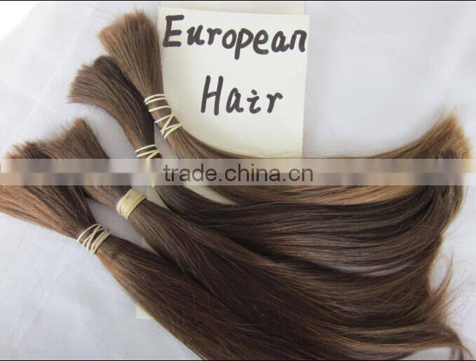100% India human curly hair bulk raw hair