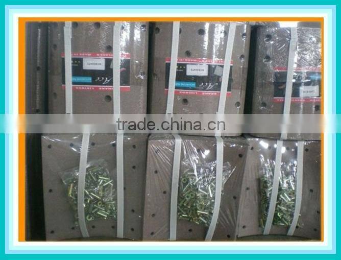 Factory price truck trailer brake lining made in China