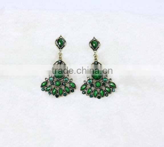 beautiful vintage drop beads hooks fancy earring designer