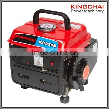 2 Stroke Small Portable Gasoline Generator Set 950 Manual Start 650W Camping Generator