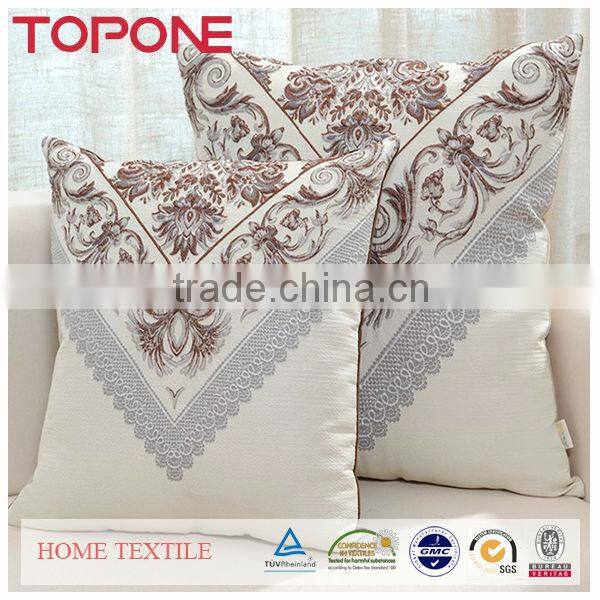 Latest new design pretty elegant zhejiang useful home textile pillow