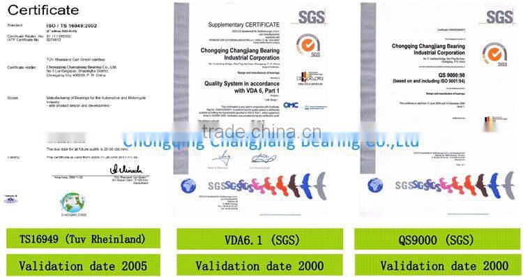 China Auto Double Rows Deep Groove Ball Bearings