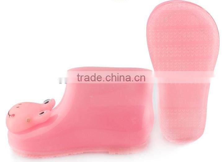 children short barreled water shoes boots crystal baby child safety antiskid rain boot