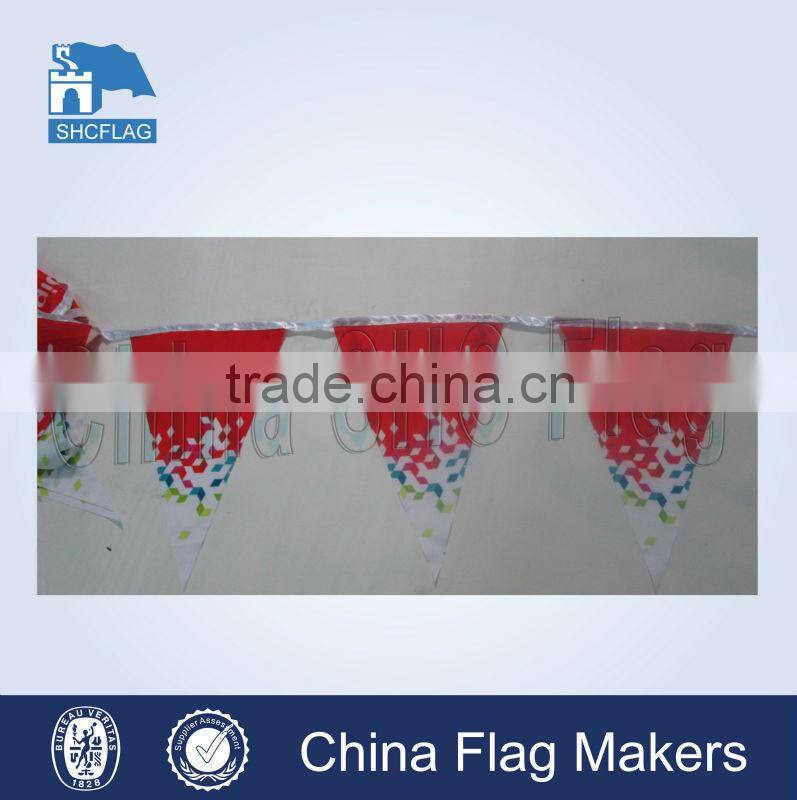 Custom made bunting flags