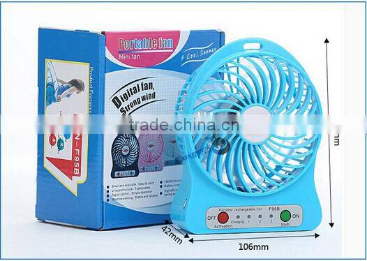 2015 new mini usb fan , rechargeable battery mini fan ,usb portable cooling fan hot selling in alibaba express/mini electric fan