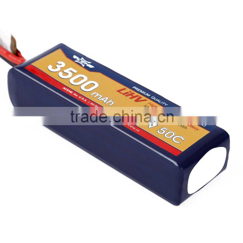 ACEHE 15.2V 3500mAh 50C 4S1P 53.2Wh High Voltage Powerful Rechargeable Lipo Battery