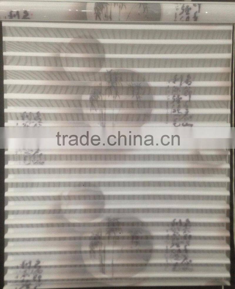 High Quality Printing Shangri-la Blinds/Printing silhouetted Blinds
