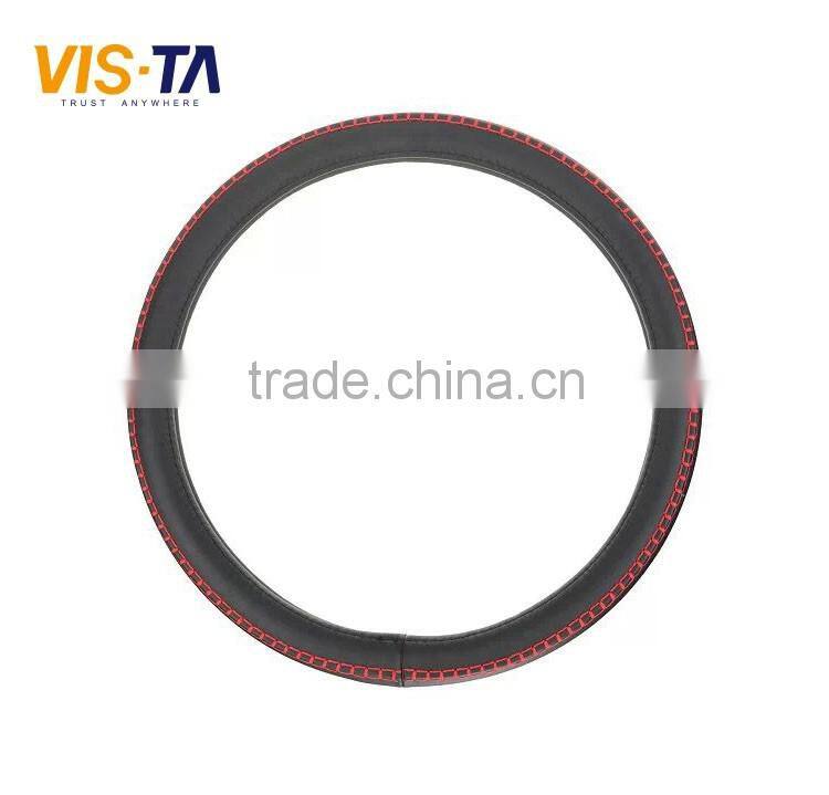 2016 Year Genuine Leather Designer Micro Fiber Steering Wheel Cover