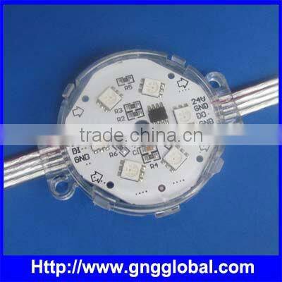 6pcs SMD5050 dmx or IIC control RGB LED module led pixel light