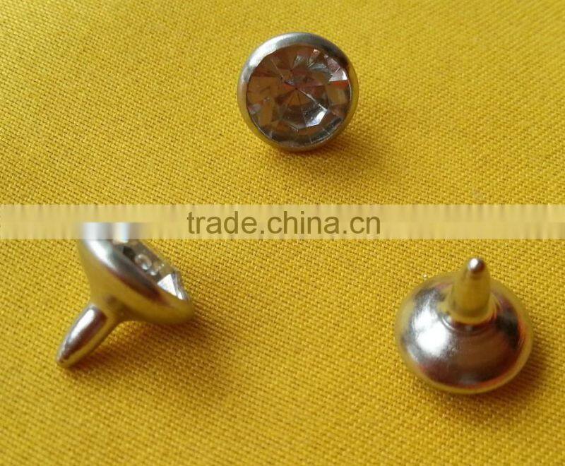 Rhinestone Metal Rivets For Handbag / Shoes / Garment -- A025
