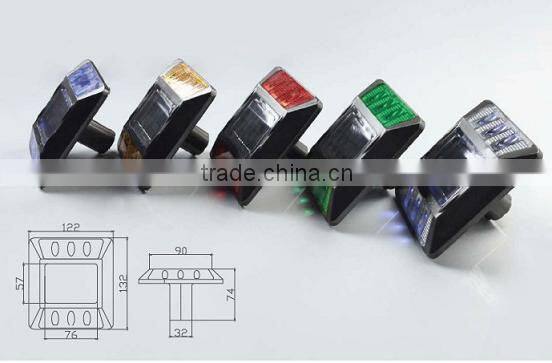 LED Solar pavement marker on driveway