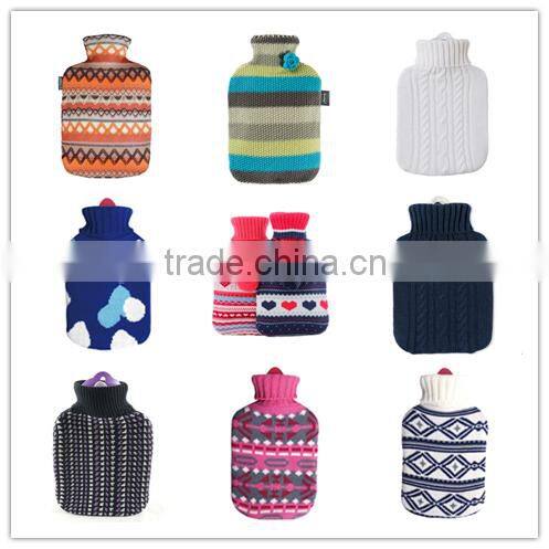 Customized High Quality Animal Pattern Plush Hot Water Bottle Cover