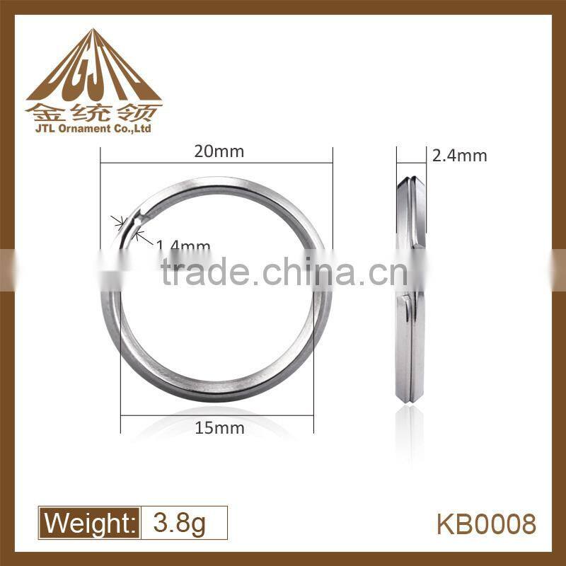 Fashion high quality 30mm aperture split keyring