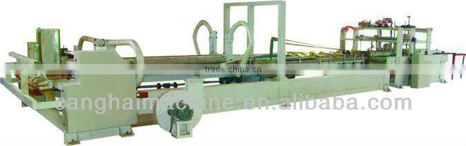 automatic glue machine / carton box folding and gluing equipment / auto folding and auto glueing