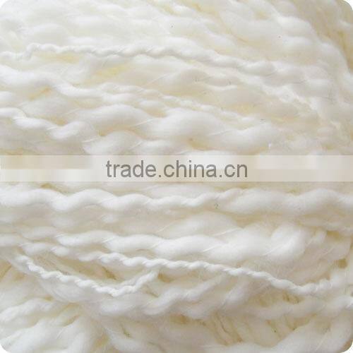 1/2.6nm 90%Cotton 10%Polyester Slub Knitting Patterns Blend Yarn