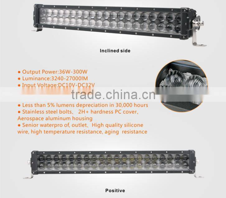 2016 New arrival best IP68 120W 22 inch led light bar off road 4x4