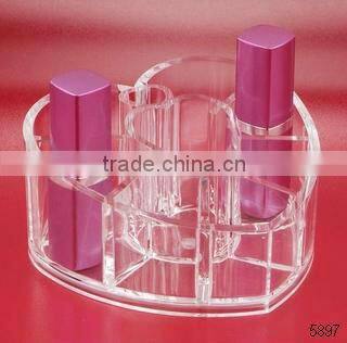 acrylic Lipstick Holder / makeup organizer / beauty tray