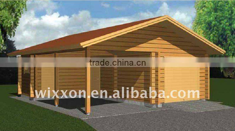 Functional wooden Carport