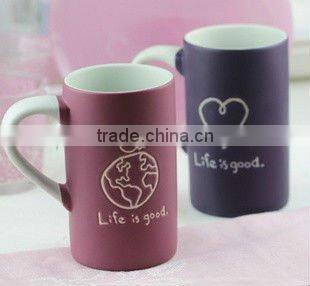 High-grade Romantic colourful handpaingting ceramic porcelain coffee cup